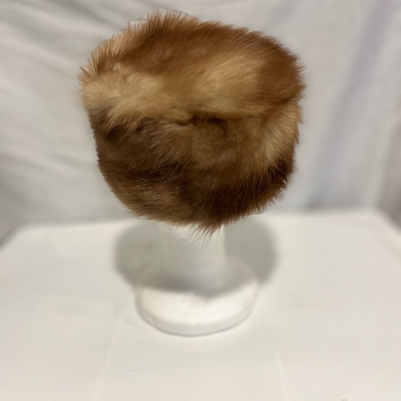 Brodys Vintage Honey Mink Bolero Jacket with Hat Pockets Winged Collar - Picture 8 of 16